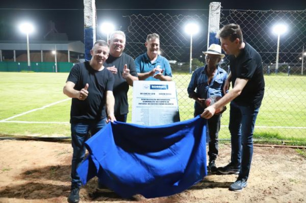 Nova Aliança recebe campo totalmente revitalizado