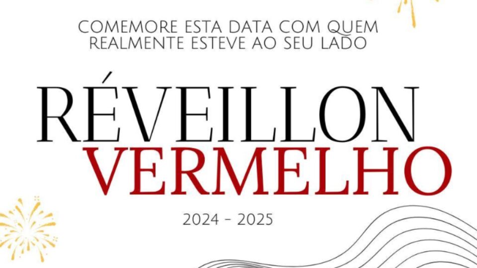 Por R$ 460, réveillon do PCO tem champanhe e homenagem ao Hamas