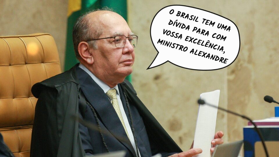 Frases: “O Brasil tem uma dívida para com vossa excelência, Ministro Alexandre”