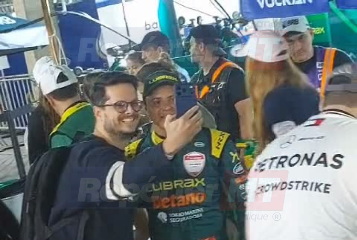 Fãs tietam pilotos da Stock Car no autódromo internacional de Cuiabá; vídeo