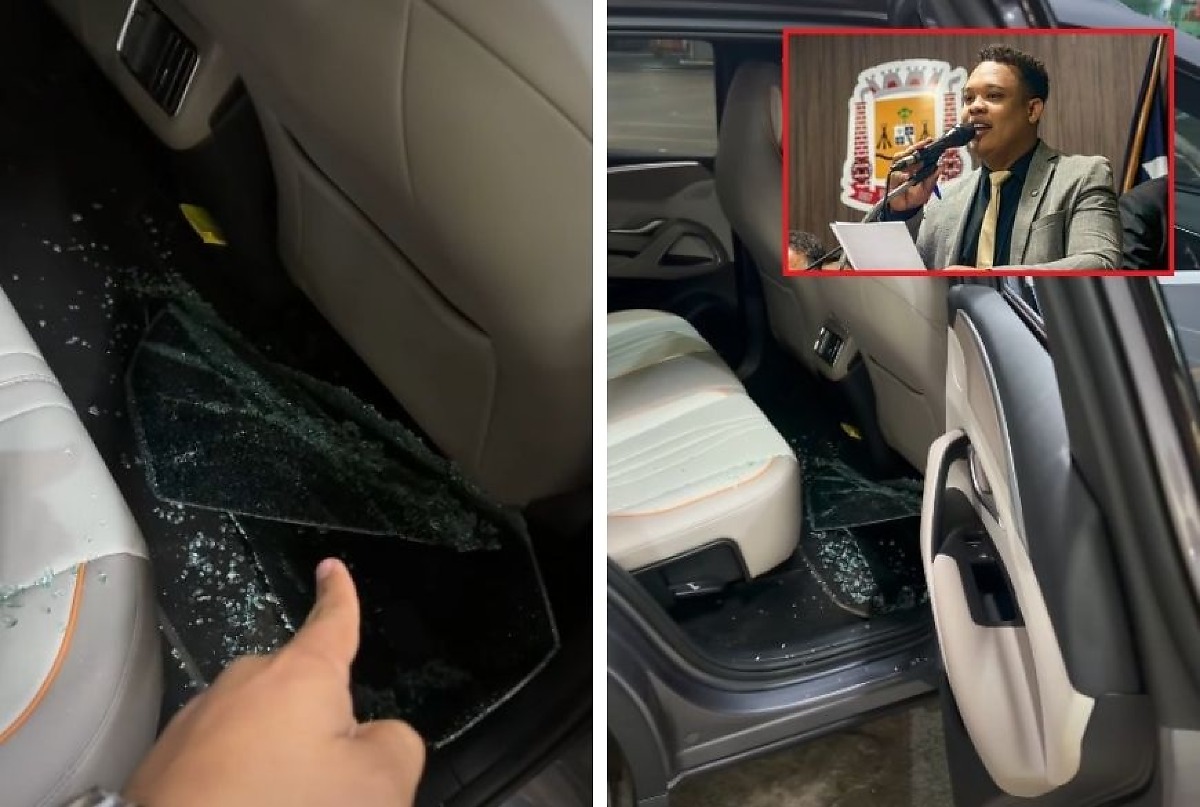 Vereador Caio Cordeiro tem carro arrombado e notebook furtado no Fort Atacadista