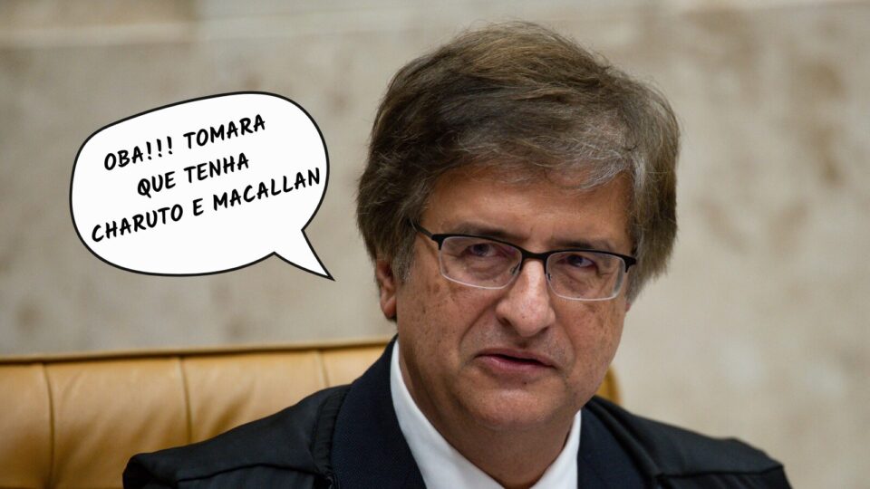 Frases da Semana: “Oba!!! Tomara que tenha charuto e Macallan”