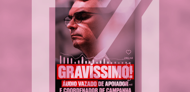 É falso áudio de suposto membro da equipe de Flávio Bolsonaro sobre cortes